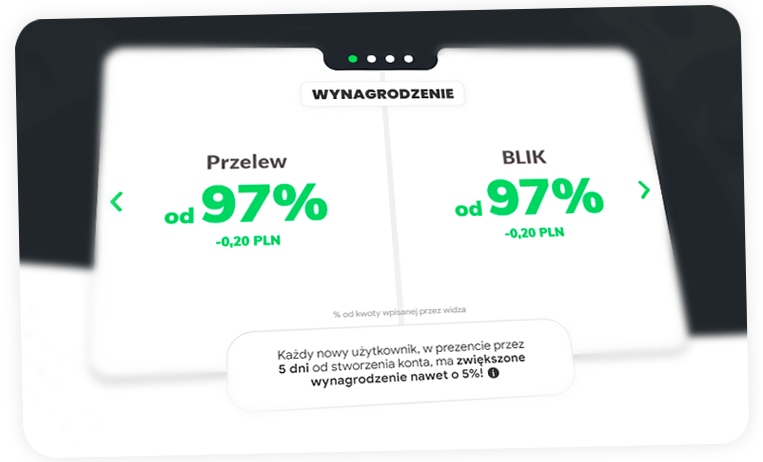 Obrazek przedstawia zrzut ekranu z sekcji informującej o stawkach